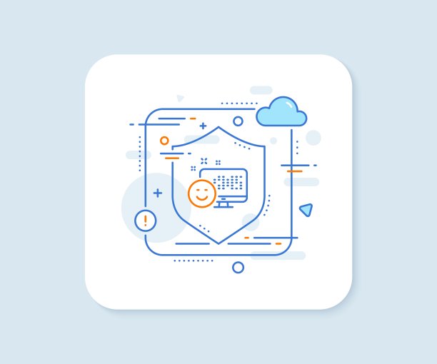 微笑行图标。正反馈评分标志。向量图片下载