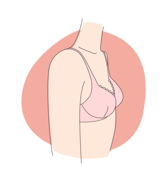 青春期少女与乳房发育图片下载