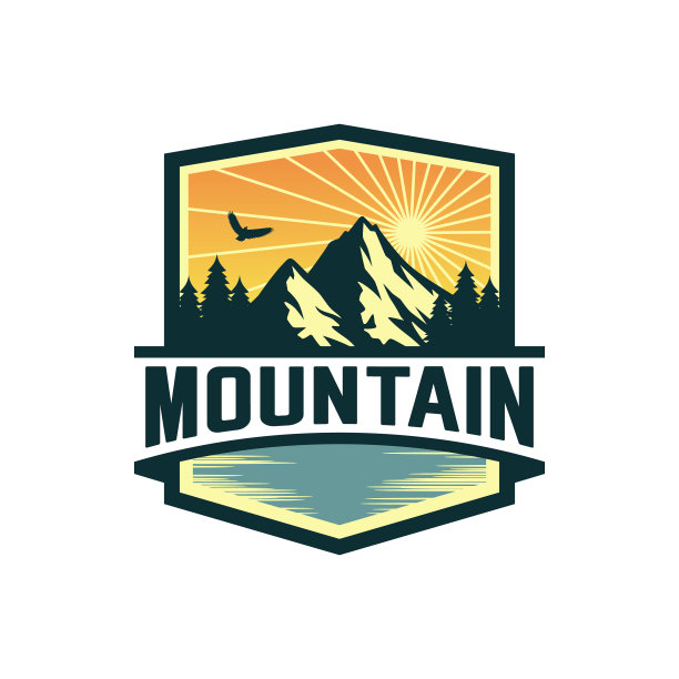 山标志设计模板图片下载