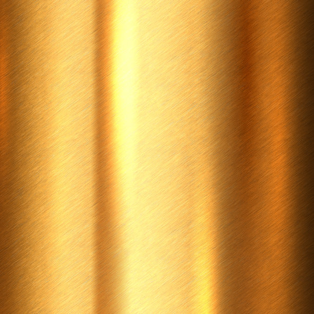 闪亮的拉丝金属金色背景纹理。光亮抛光金属青铜黄铜板。金属板材有光泽，金光闪闪图片下载