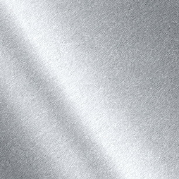 闪亮的拉丝金属背景纹理。抛光金属钢板。金属板有光泽，银光闪闪图片下载
