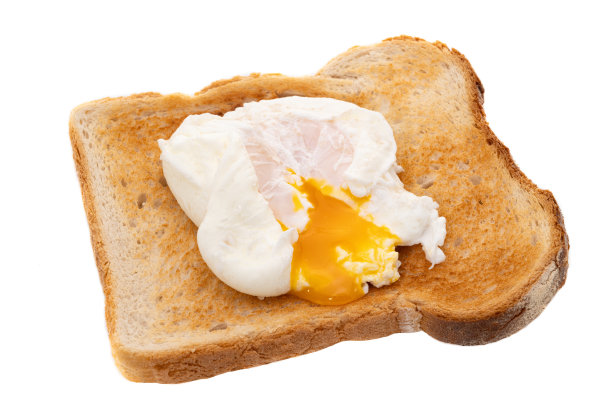 荷包蛋配烤面包图片下载