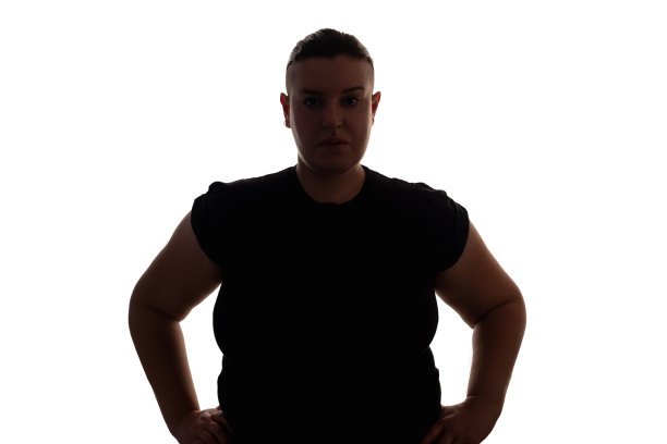 减肥身体护理丰满女人轮廓图片下载