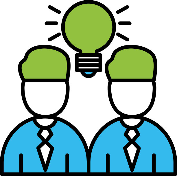 同事都是有灯泡线条和颜色的人图片下载