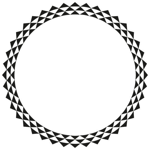 圆形非洲边框。图片下载