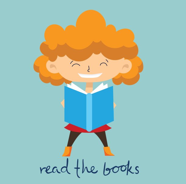 世界读书日、读书节、图书节矢量概念插画。图片下载