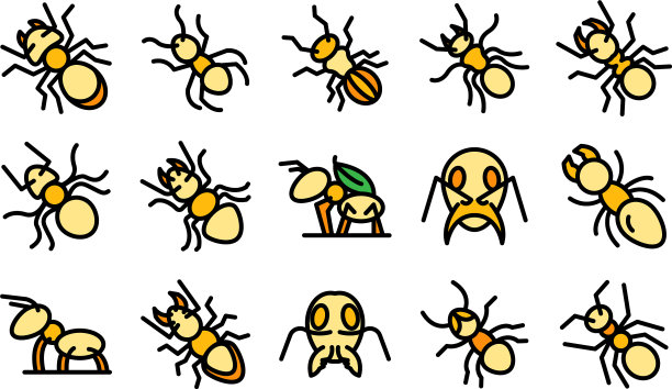 蚂蚁图标设置平整图片下载