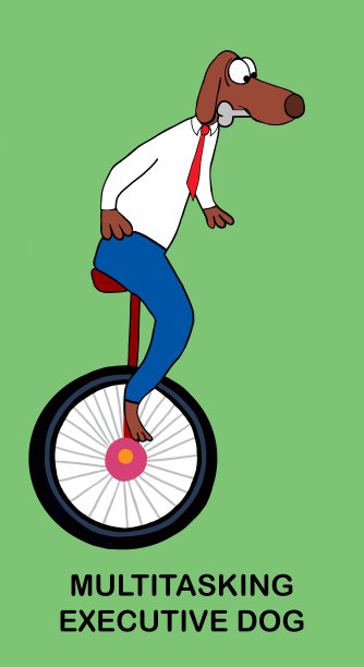 狗高管必须同时处理多项任务图片下载