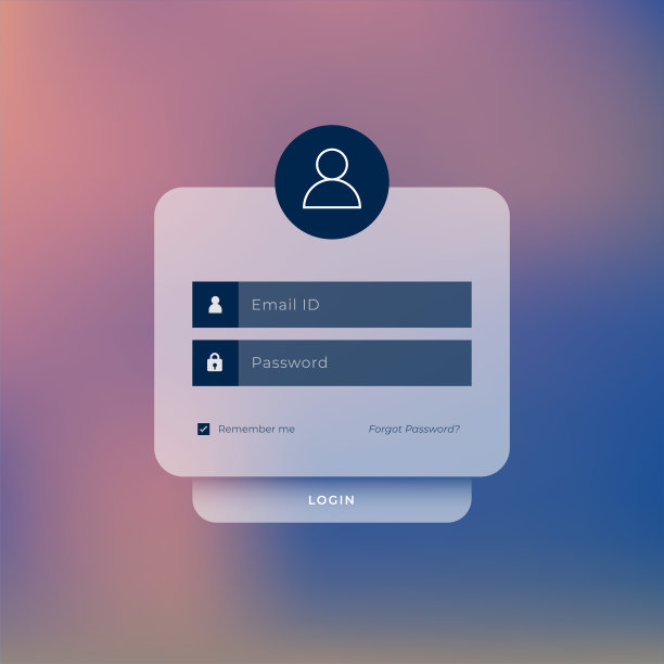 网站用户登录页面模板设计图片下载