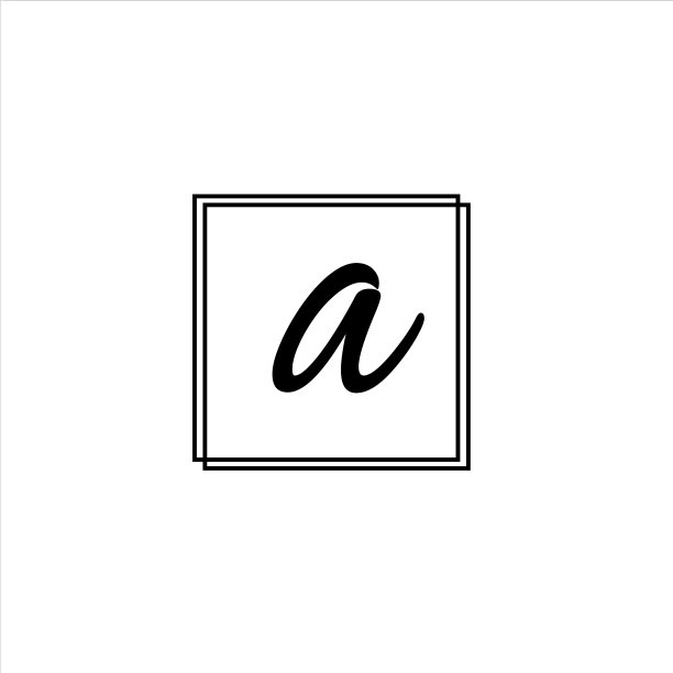 一个字母标志组合图案的设计图片下载