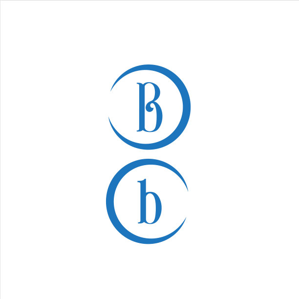 B字母标识创意设计图片下载