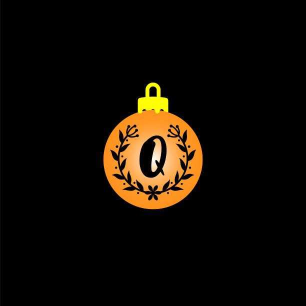 Q字母标志会徽设计图片下载