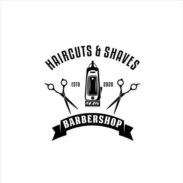 理发店的标签图片下载