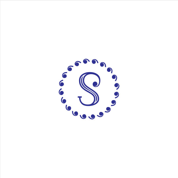 S字母标志会徽设计图片下载