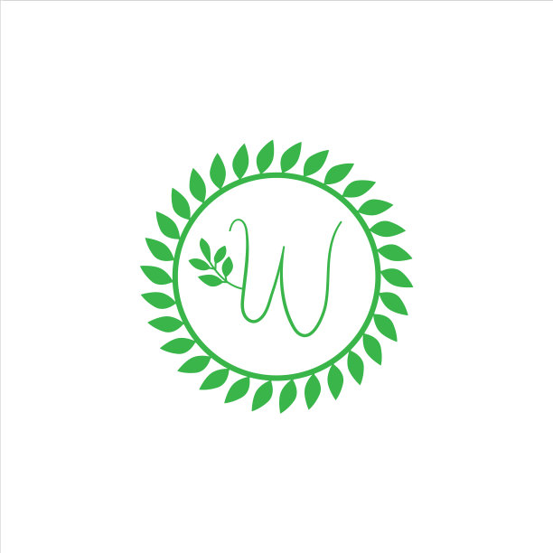 W字母标志设计图片下载