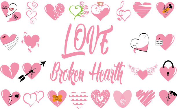 心形图标是爱情的标志图片下载