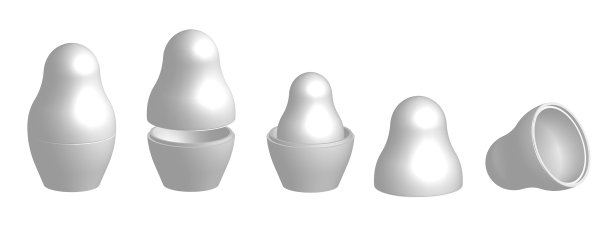 逼真的模板模拟俄罗斯嵌套图片下载