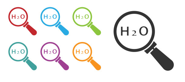 黑色的水滴化学式为h2o形图片下载