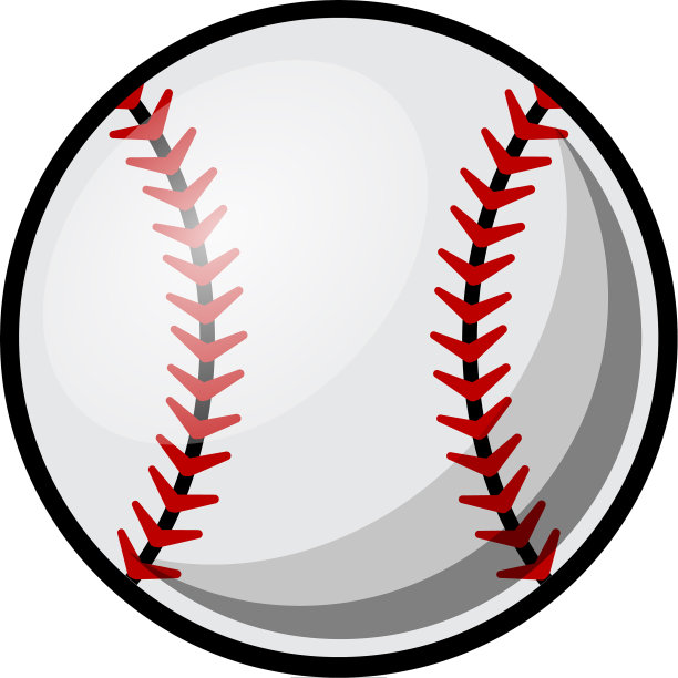 棒球孤立的白色背景图片下载