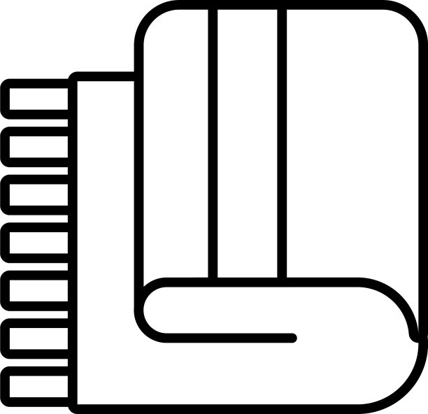 毛毯图标图像线条风格图片下载