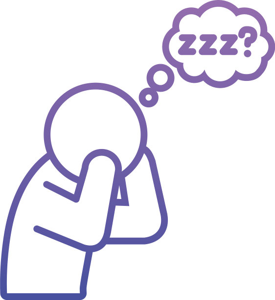 失眠症设计象形人缺乏图片下载