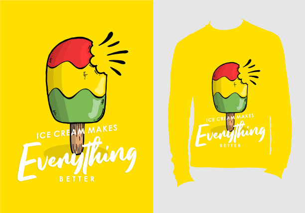 t恤的排版设计图片下载