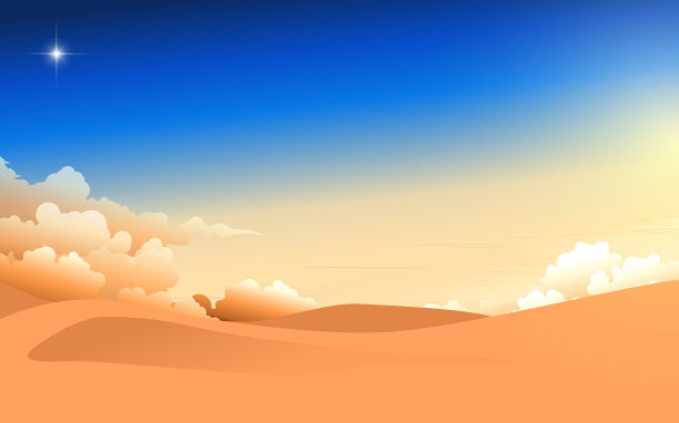 早晨的景观沙漠图片下载