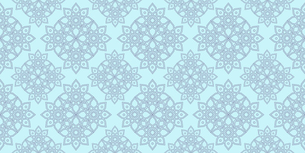 古董的模式。东方卡片和封面背景图片下载