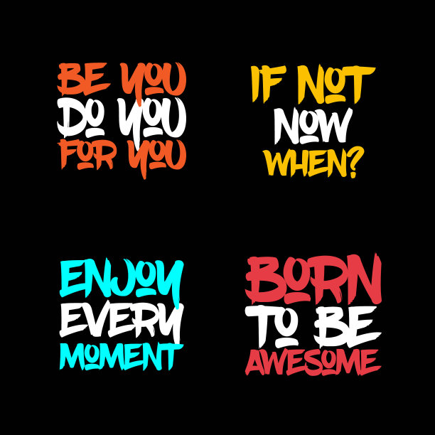 用于装饰的动机版式收藏图片下载