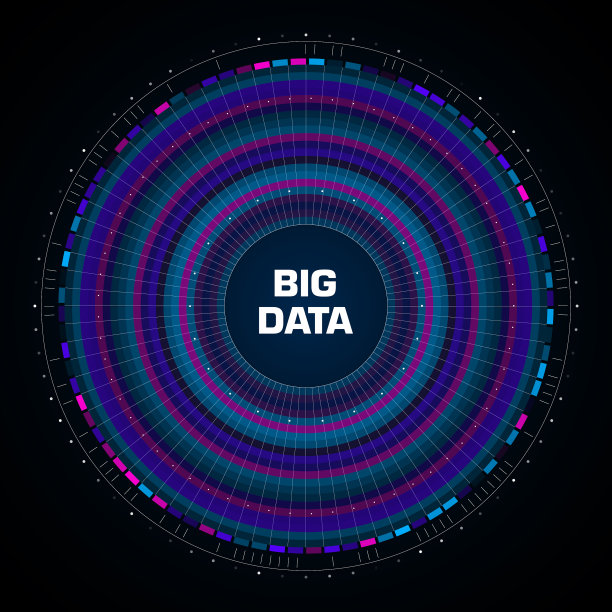 大数据可视化环形信息图用图片下载
