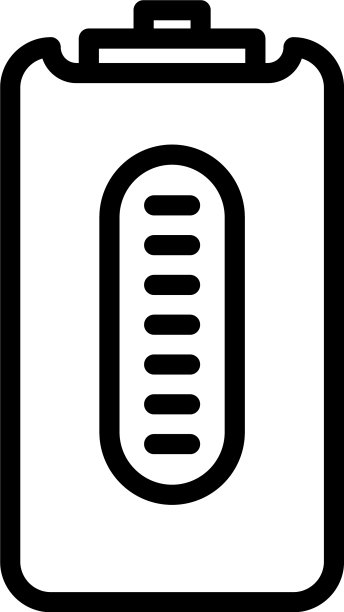 智能电源银行图标轮廓风格图片下载