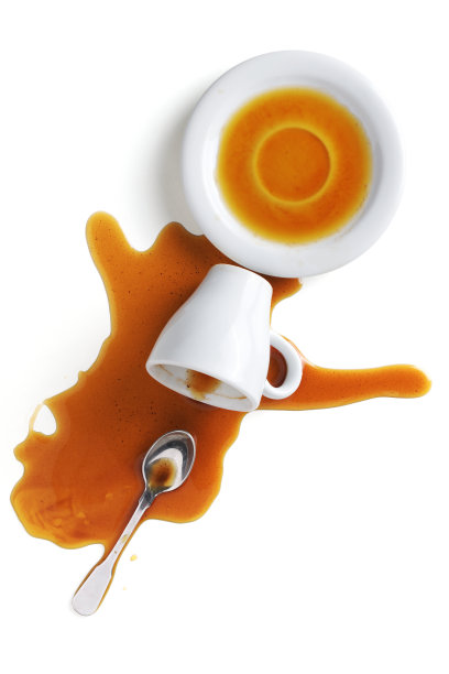 咖啡洒了图片下载