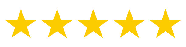 5或5星标志符号在白色的背景。插图。对优质服务评审反馈进行排名。最好的选择。图片下载