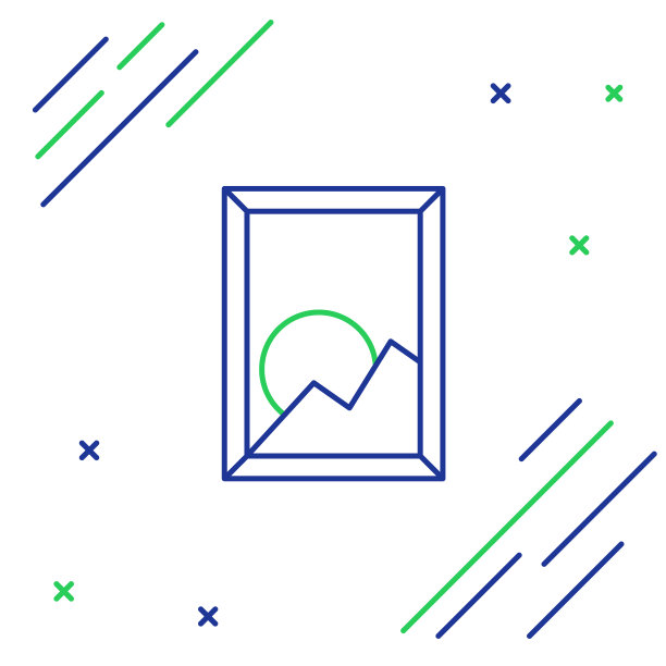 线图片风景图标孤立在白色图片下载