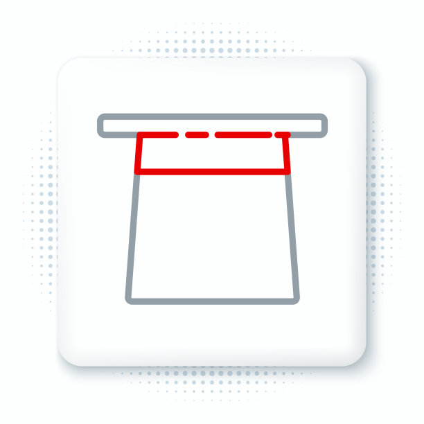 线魔术师帽子图标隔离上白色图片下载