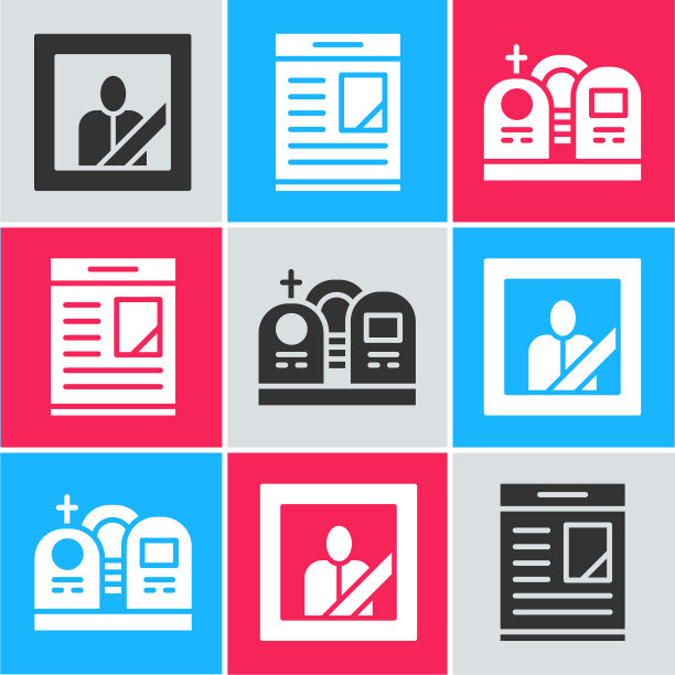 设置悼念相框、讣告和坟墓图片下载