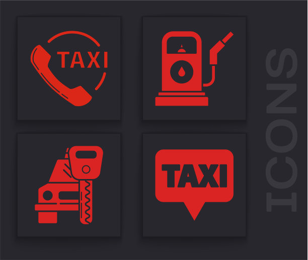 设置地图指针与出租车出租车呼叫电话图片下载