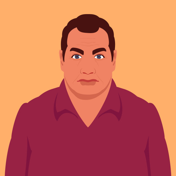 画一个穿衬衫的男人图片下载