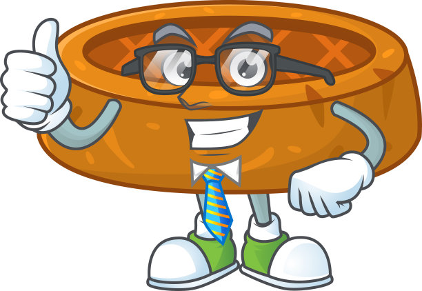 卡通花生饼干成功的商人图片下载