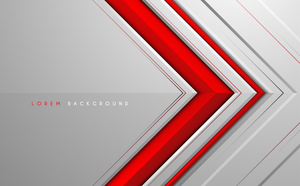 红色和白色的抽象几何背景图片下载