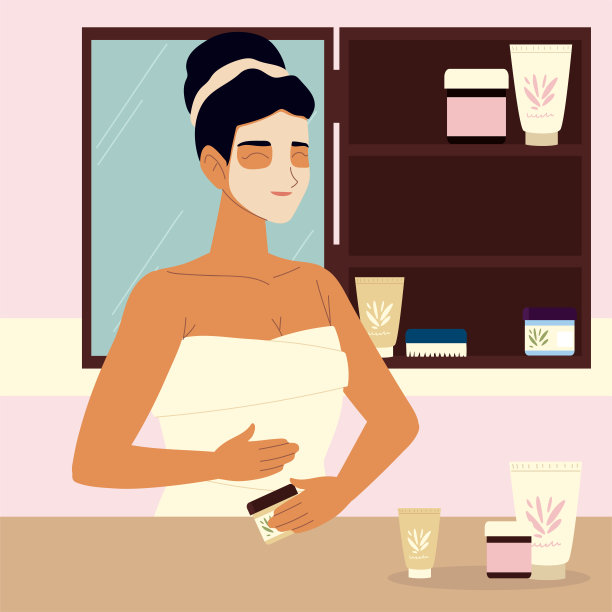 女人化妆面具图片下载