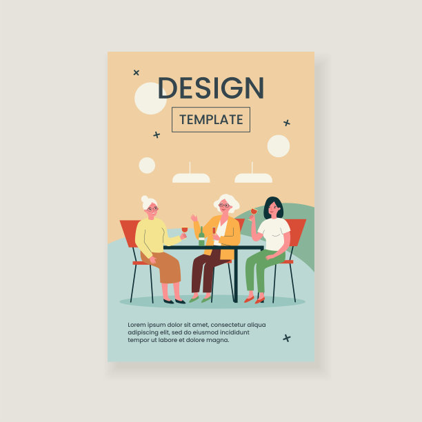 年轻和年长的女人在咖啡馆喝葡萄酒图片下载