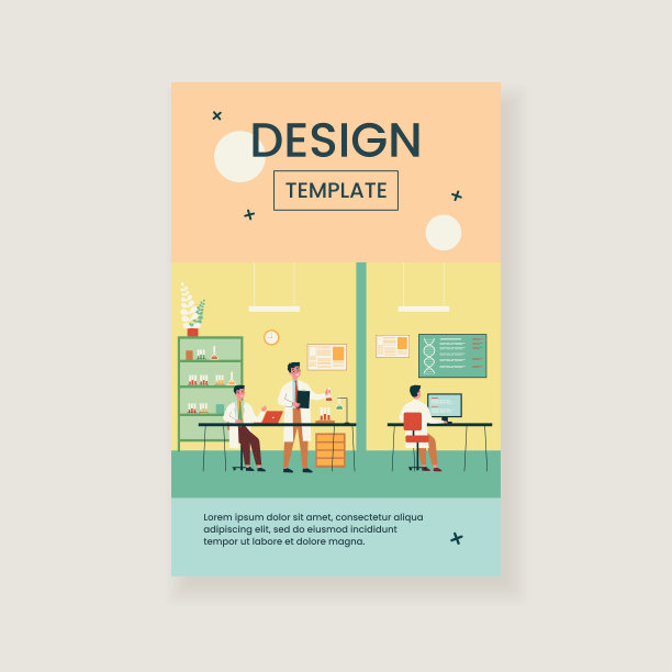 一群科学家在实验室里做基因研究图片下载