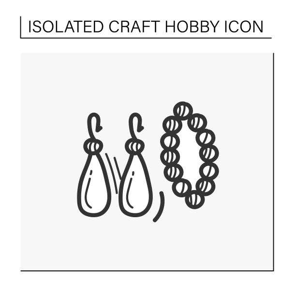 手工饰品手绘图标图片下载