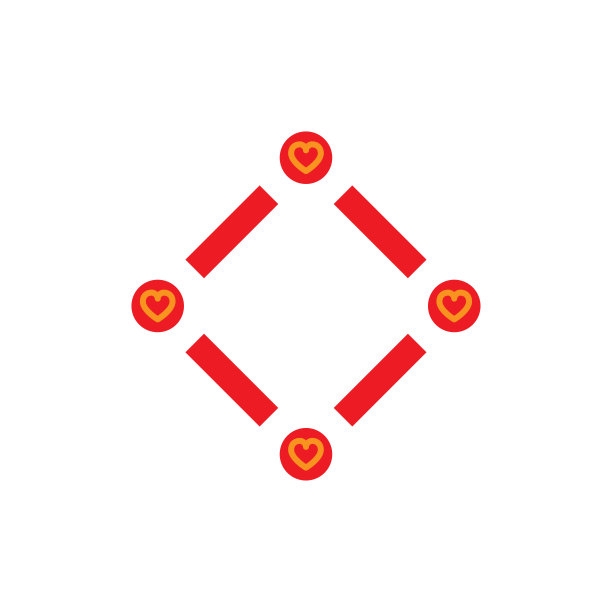 捐赠平图标。慈善机构的象征。标志设计元素图片下载