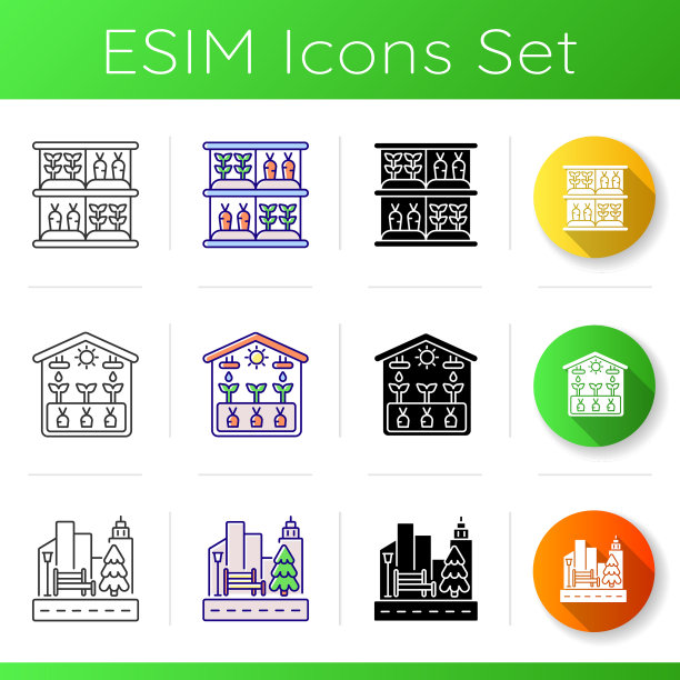 创新花园图标套装图片下载