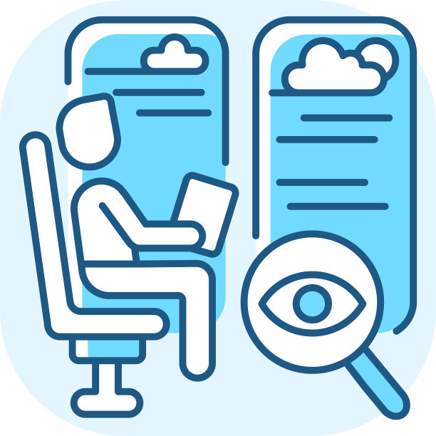 观察车蓝色RGB颜色图标图片下载