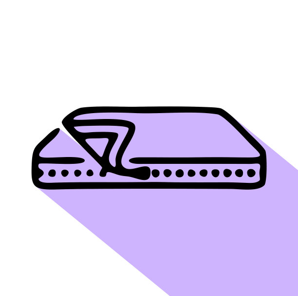 床垫覆盖线图标象形覆盖图片下载