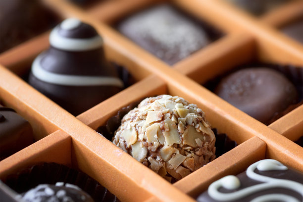 巧克力糖果近景图片下载