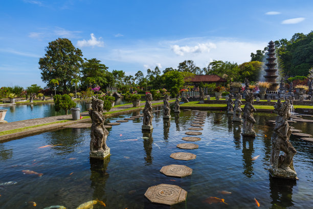 印度尼西亚巴厘岛水宫得拉甘加图片下载